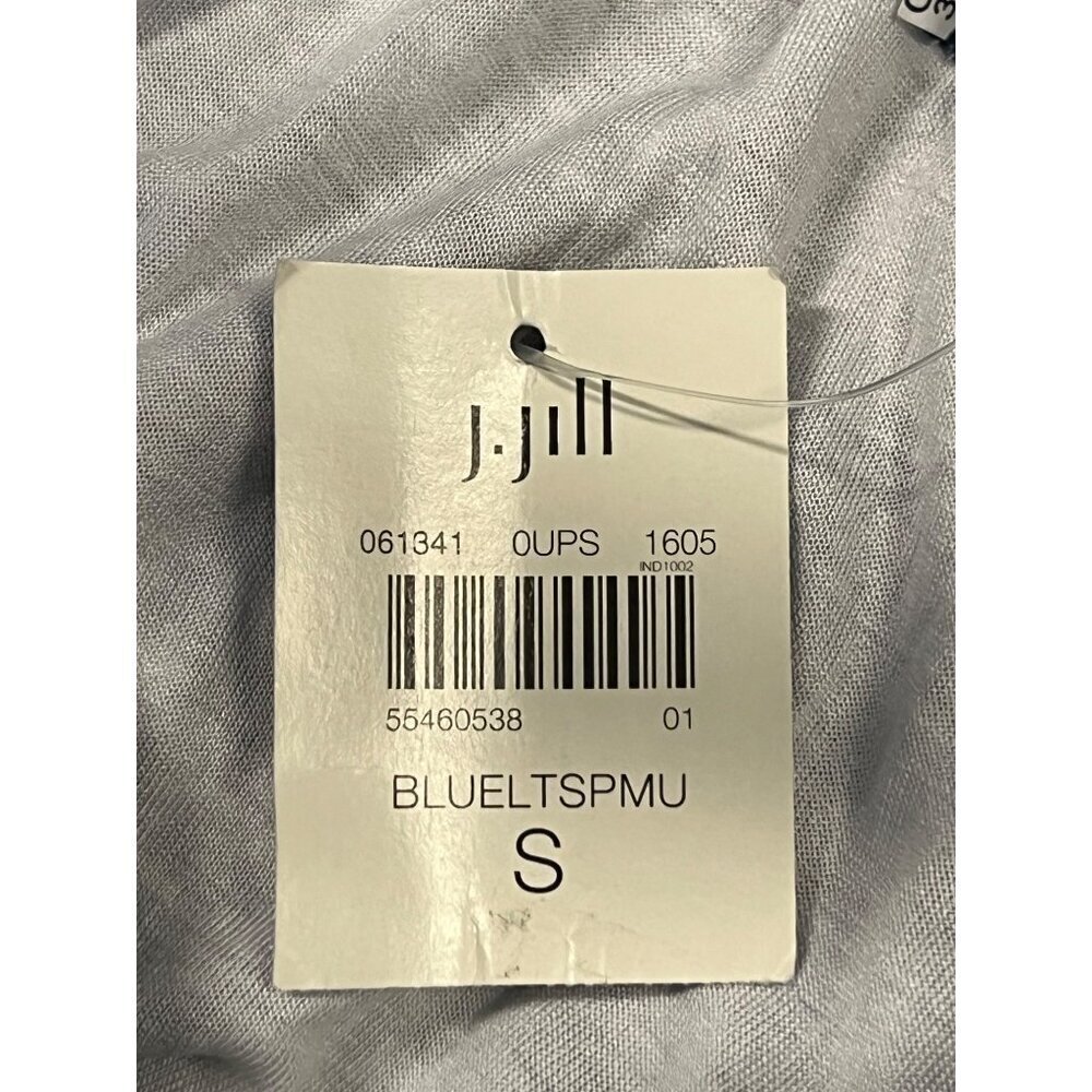 J. Jill Womens Blue Black Women Skirt Size Small S Midi Maxi Ruch Waist New - Picture 7 of 9